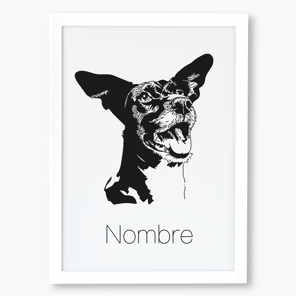 Cuadro Personalizado Estilo Esténcil