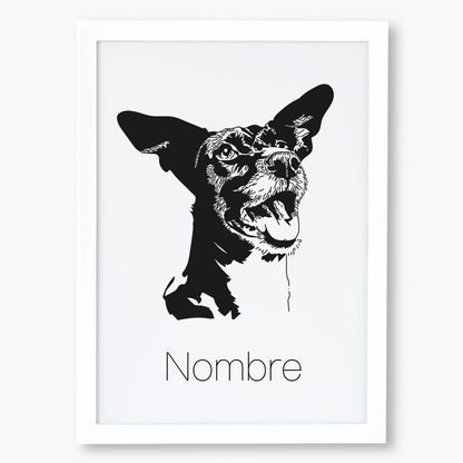 Cuadro Personalizado Estilo Esténcil