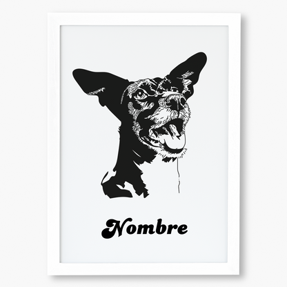 Cuadro Personalizado Estilo Esténcil