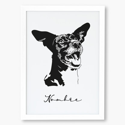 Cuadro Personalizado Estilo Esténcil