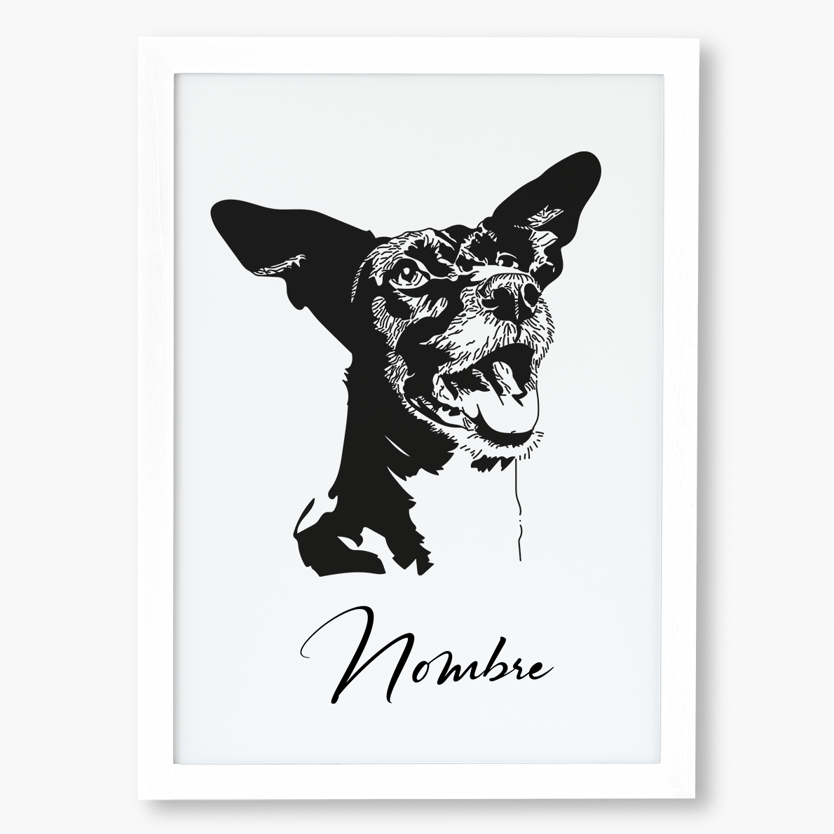 Cuadro Personalizado Estilo Esténcil