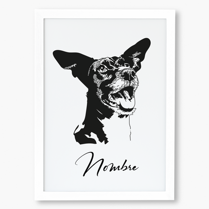 Cuadro Personalizado Estilo Esténcil