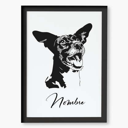 Cuadro Personalizado Estilo Esténcil