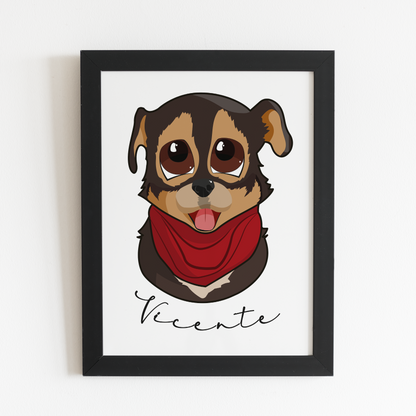 Cuadro Personalizado Estilo Caricatura