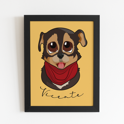 Cuadro Personalizado Estilo Caricatura