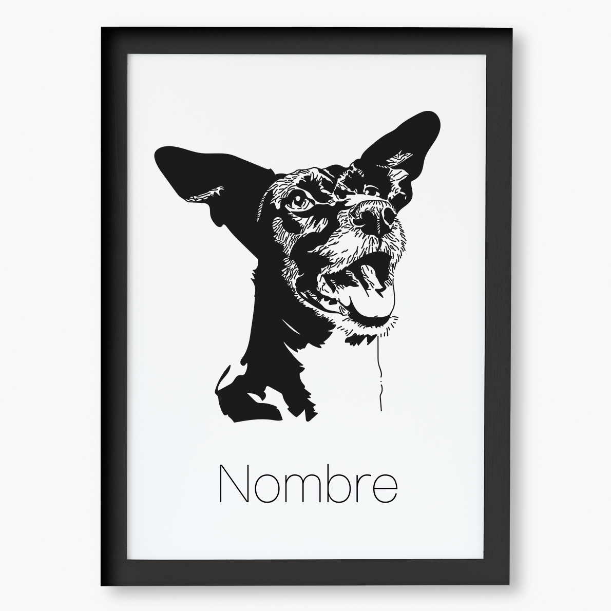 Cuadro Personalizado Estilo Esténcil