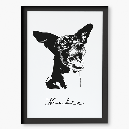 Cuadro Personalizado Estilo Esténcil