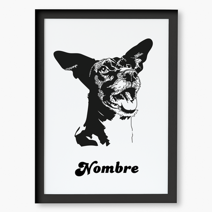 Cuadro Personalizado Estilo Esténcil