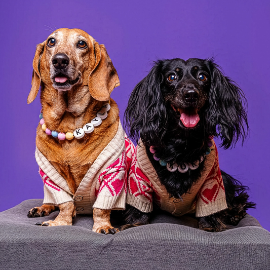 Kusicollar de Cuentas de Madera con Nombre