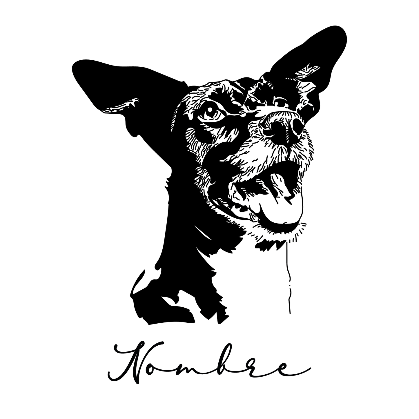 Retrato Digital Estilo Esténcil