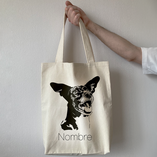 Tote Bag Premium Personalizada Estilo Esténcil