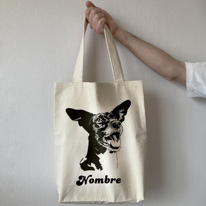 Tote Bag Premium Personalizada Estilo Esténcil