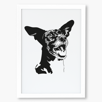 Cuadro Personalizado Estilo Esténcil