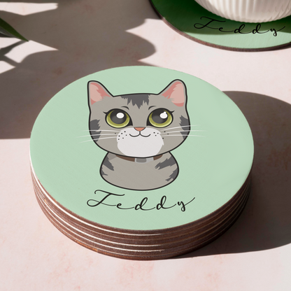 Pack Posavasos Personalizados Estilo Caricatura