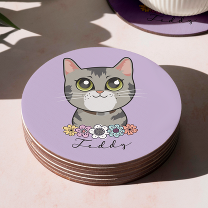 Pack Posavasos Personalizados Estilo Caricatura