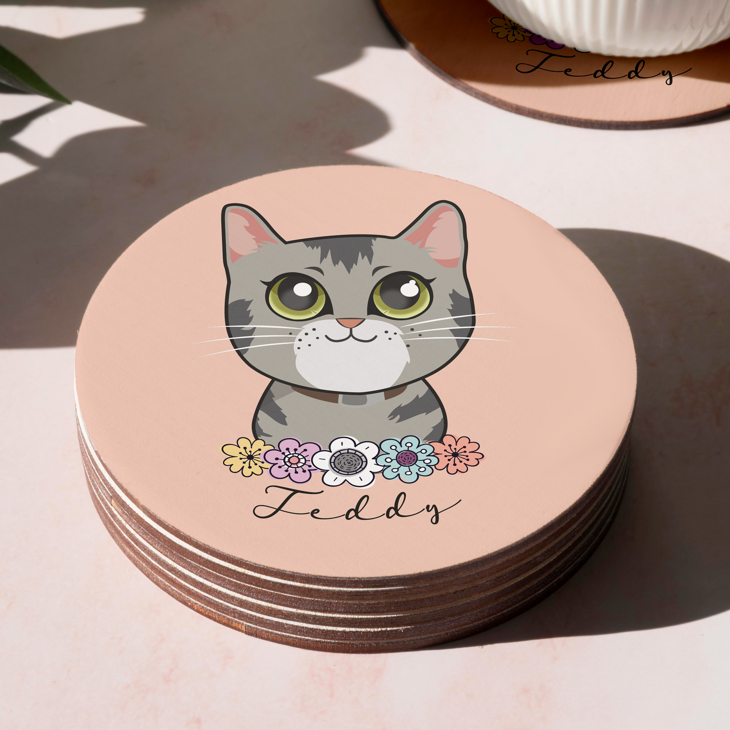 Pack Posavasos Personalizados Estilo Caricatura