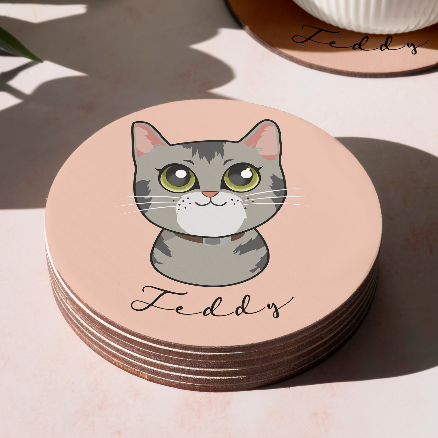 Pack Posavasos Personalizados Estilo Caricatura