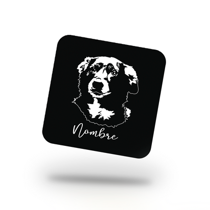 Pack Posavasos Personalizados Estilo Esténcil