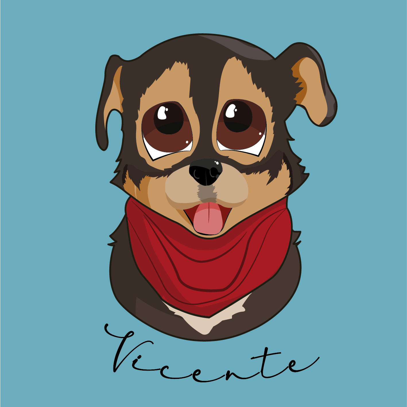 Retrato Digital Estilo Caricatura