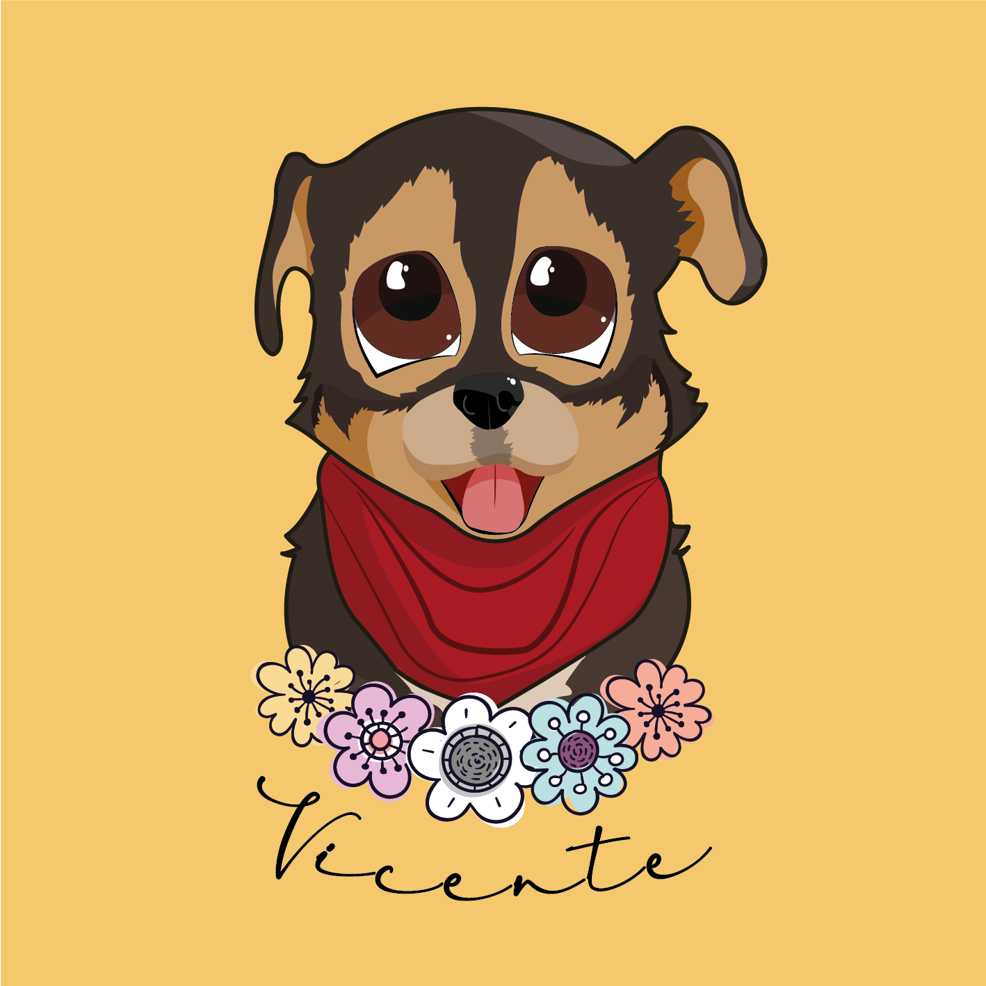 Retrato Digital Estilo Caricatura