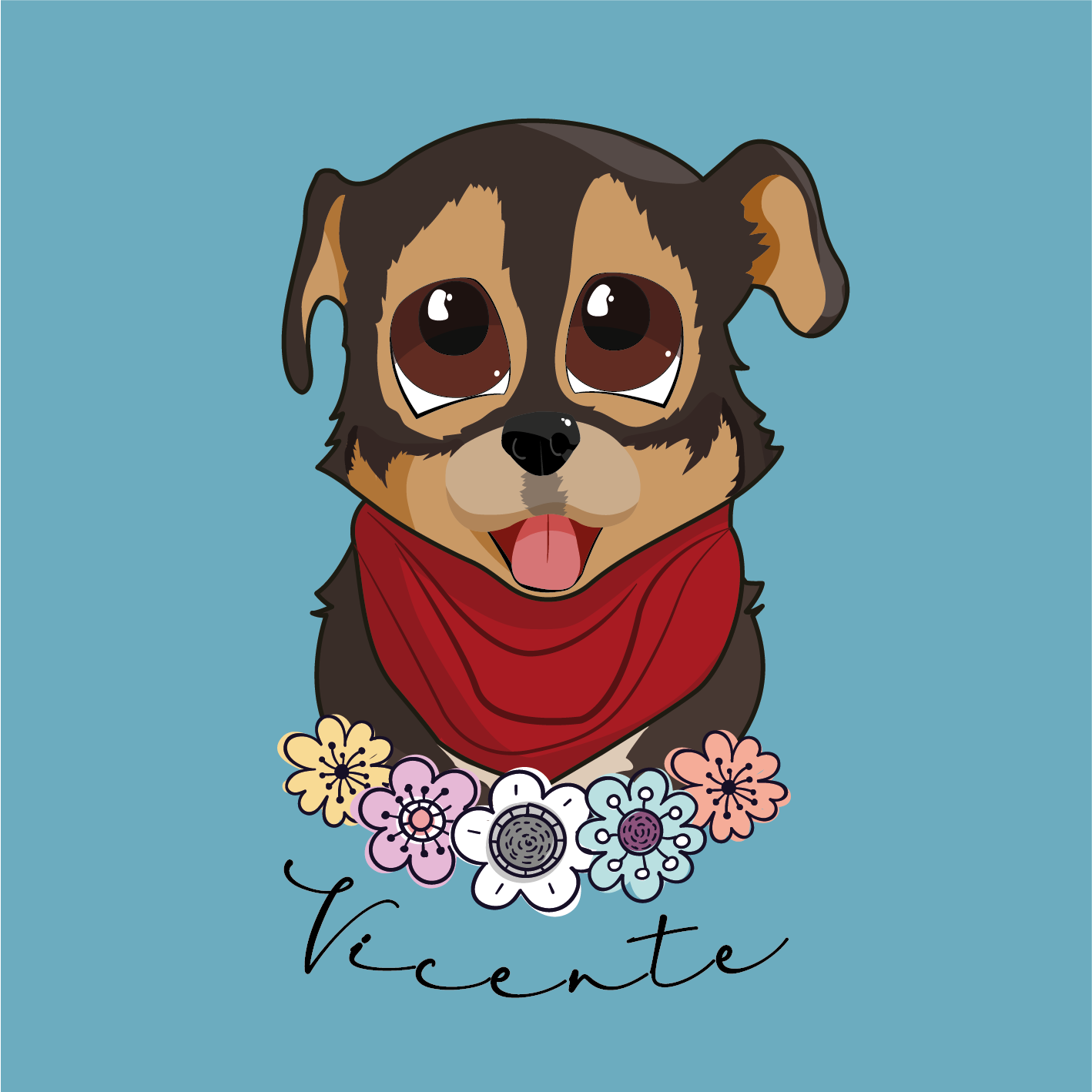 Retrato Digital Estilo Caricatura