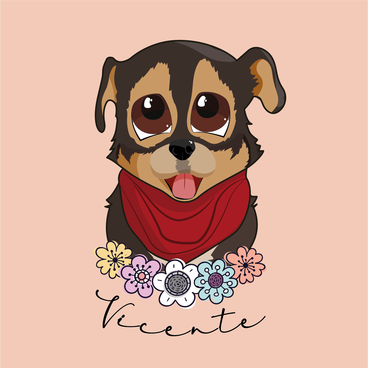 Retrato Digital Estilo Caricatura