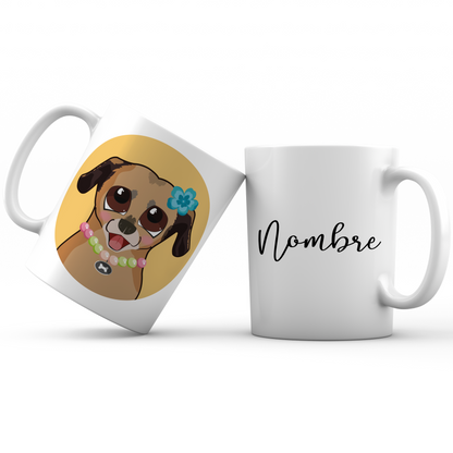 Taza Personalizada Estilo Caricatura