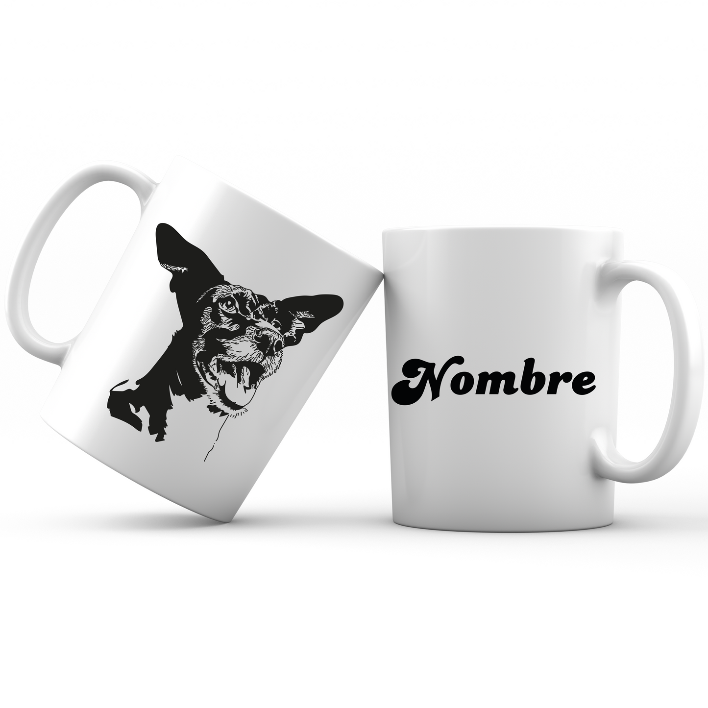 Taza Personalizada Estilo Esténcil