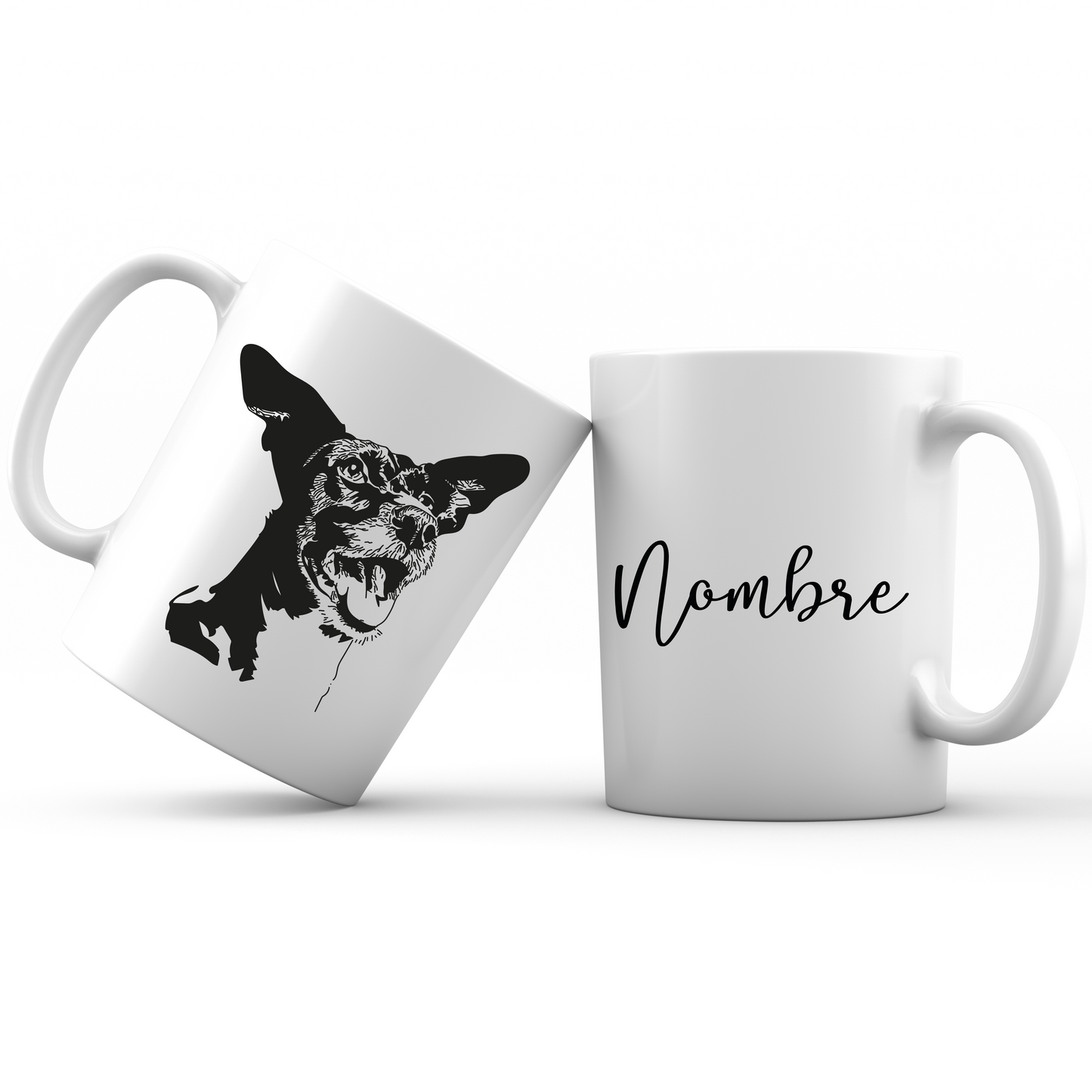 Taza Personalizada Estilo Esténcil